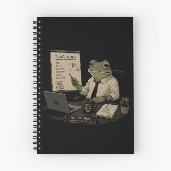 Item preview, Meeting Frog Office Meme designed and sold by JalwaWear.