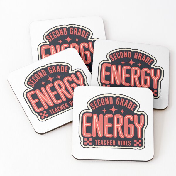 Item preview, Retro Second Grade Energy Teacher Vibes Vintage Badge Sticker designed and sold by FestivityFinds.