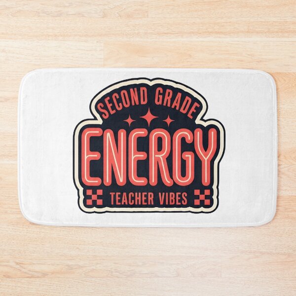 Item preview, Retro Second Grade Energy Teacher Vibes Vintage Badge Sticker designed and sold by FestivityFinds.