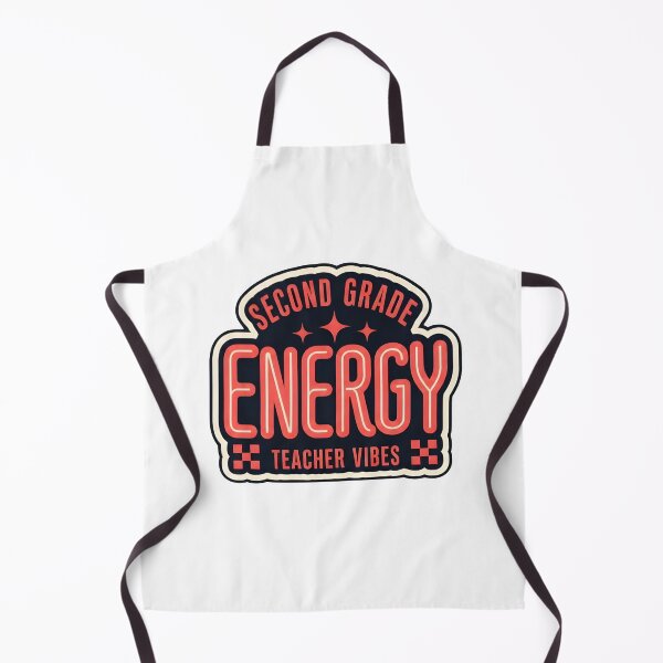 Item preview, Retro Second Grade Energy Teacher Vibes Vintage Badge Sticker designed and sold by FestivityFinds.