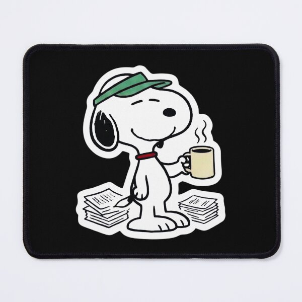 Item preview, Funny Retro Journalist Dog Coffee Writer Sticker designed and sold by StikerChuns.
