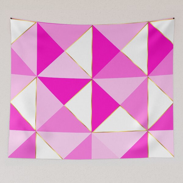Item preview, White Pink Golden Triangle designed and sold by GraffiTimi.