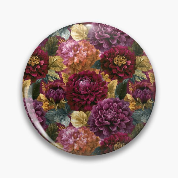 Item preview, Colorful Dahlias  - Birthday Flower Pattern  - Housewarming Gift Ideas designed and sold by RoyalStarsPatts.