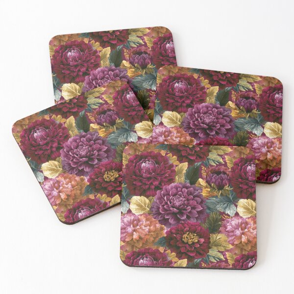 Item preview, Colorful Dahlias  - Birthday Flower Pattern  - Housewarming Gift Ideas designed and sold by RoyalStarsPatts.