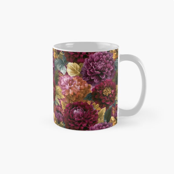 Item preview, Colorful Dahlias  - Birthday Flower Pattern  - Housewarming Gift Ideas designed and sold by RoyalStarsPatts.