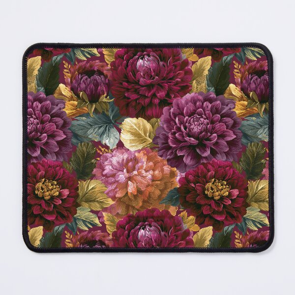 Item preview, Colorful Dahlias  - Birthday Flower Pattern  - Housewarming Gift Ideas designed and sold by RoyalStarsPatts.