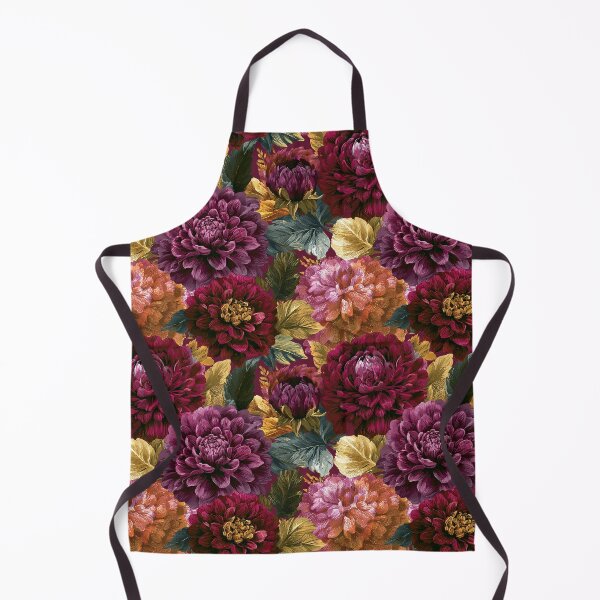 Item preview, Colorful Dahlias - Birthday Flower Pattern - Housewarming Gift Ideas designed and sold by RoyalStarsPatts.