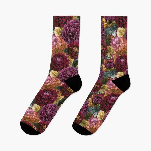 Item preview, Colorful Dahlias  - Birthday Flower Pattern  - Housewarming Gift Ideas designed and sold by RoyalStarsPatts.
