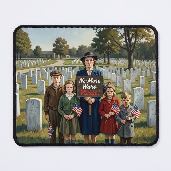 Item preview, No More Wars Please Protest designed and sold by Home Decor Art.