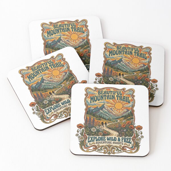 Item preview, Groovy Wanderlust Alpine Sunburst Poster  designed and sold by Skyrocketz.