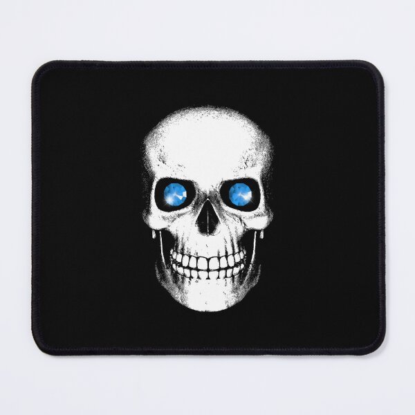 Item preview, Skull with Blue Brilliant Crystals designed and sold by GraffiTimi.