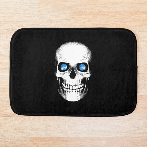 Item preview, Calavera con cristales azules brillantes designed and sold by GraffiTimi.
