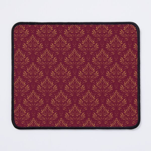 Item preview, Burgundy Botanical Damask Pattern designed and sold by Little Wimbly.