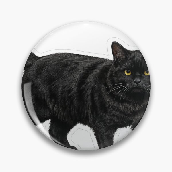 Item preview, Walking Black Cat Sticker | Elegant Black Cat Die Cut Sticker | Cat Lover Gift designed and sold by Skedart.