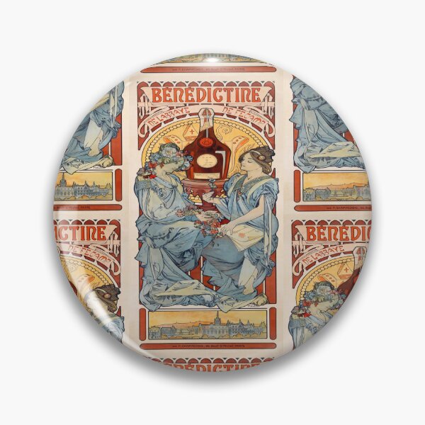 Item preview, Benedictine Liqueur Two Elegant Women designed and sold by artofuniverse.