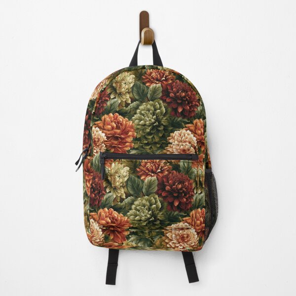 Item preview, Beautiful Dahlias Flower - Retro Flower Floral - Housewarming Gifts designed and sold by RoyalStarsPatts.