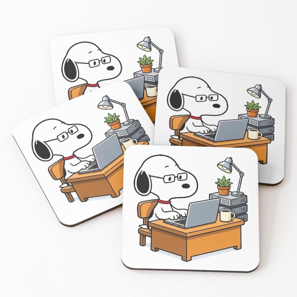 Item preview, Funny Programmer Dog Coding Laptop Glasses Sticker designed and sold by StikerChuns.