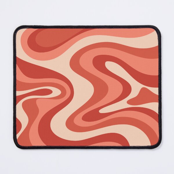 Item preview, Liquid Swirl Retro Abstract in pinks and peach tones, Light Blush, Cream, and White designed and sold by Differenceee.