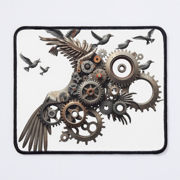 Item preview, A Flock Of Birds Formed From Interlocking Gears In designed and sold by QuirkThreadsCo.
