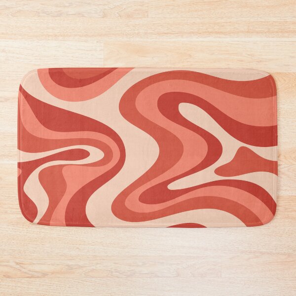 Item preview, Liquid Swirl Retro Abstract in pinks and peach tones, Light Blush, Cream, and White designed and sold by Differenceee.