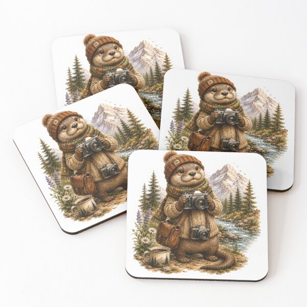 Item preview, otter photographs designed and sold by Snurly.