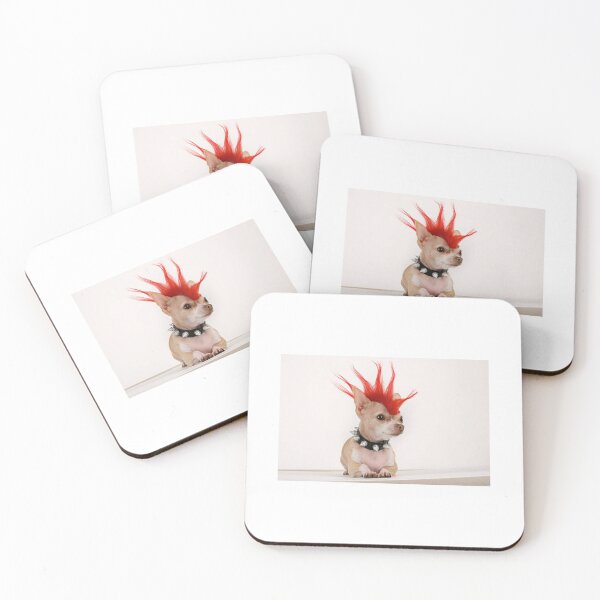 Item preview, dog with mohawk designed and sold by CatsCritterDesigns .