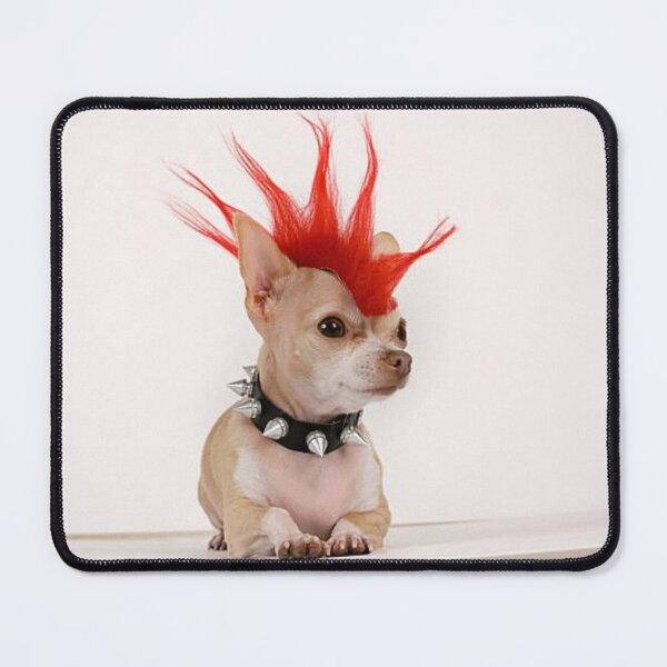 Item preview, dog with mohawk designed and sold by CatsCritterDesigns .