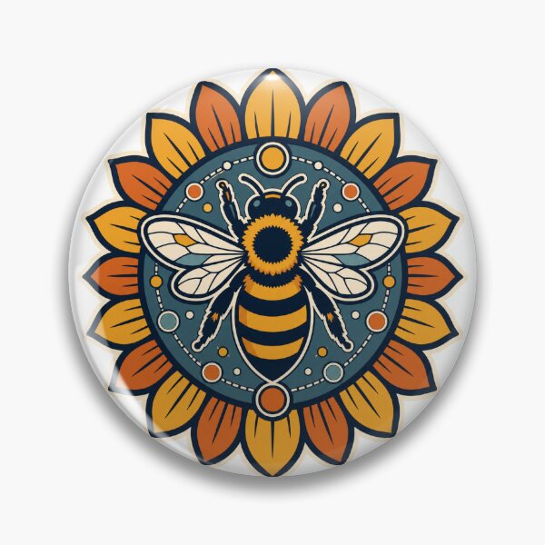 Item preview, Sunflower bee designed and sold by LaunchUIStudio.