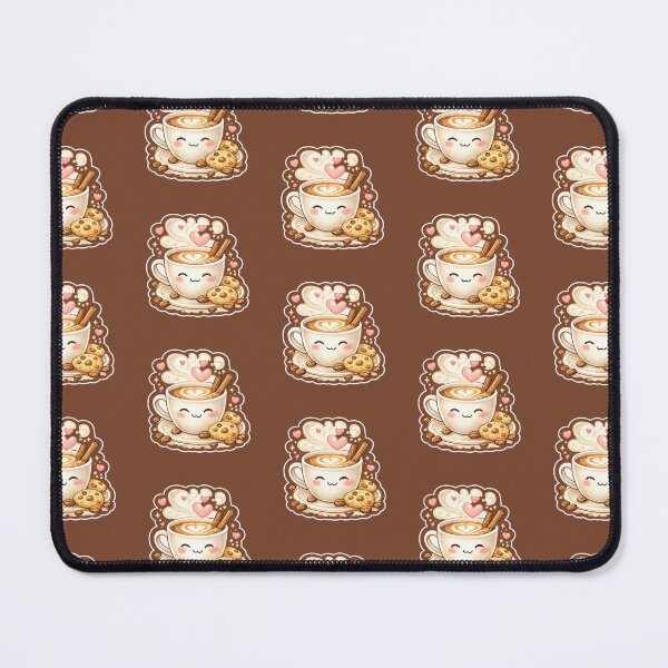 Item preview, Cute Kawaii Coffee Cup Sticker | Cozy Latte with Cookies | Pastel Coffee Lover Aesthetic | Cute Café Art | Coffee Lover Gift designed and sold by StyloStudio.