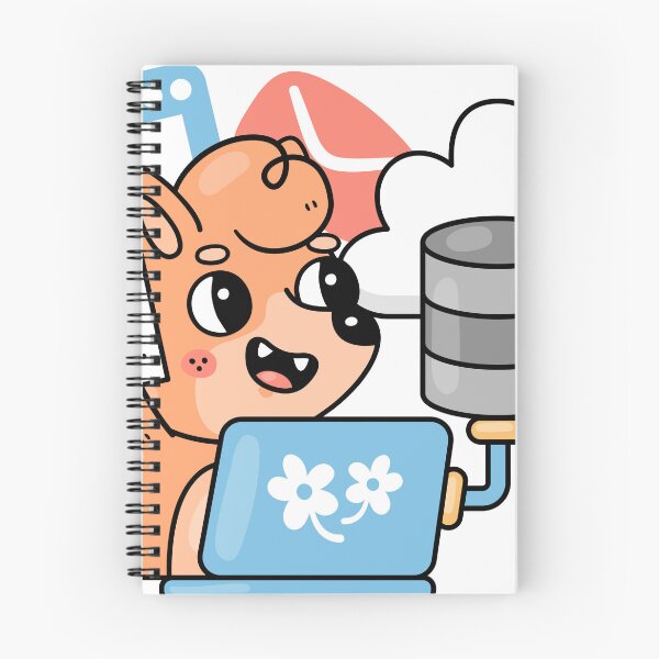 Item preview, Cute Tech Squirrel Cloud Database Admin Sticker designed and sold by GSJGROUP.