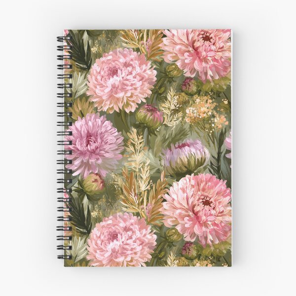 Item preview, Fresh Dahlias Texture  - Botanical Garden Pattern  - Mothers Day Gift For Mom designed and sold by RoyalStarsPatts.