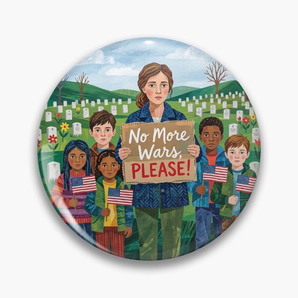 Item preview, No More Wars Please Protest designed and sold by Home Decor Art.