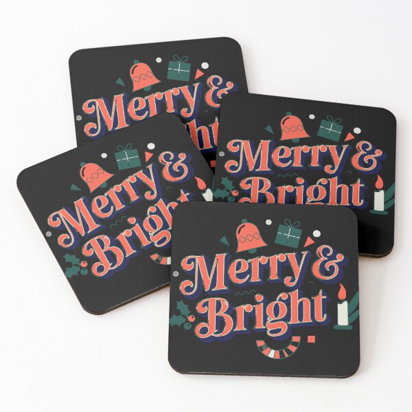 Item preview, Merry & Bright Riso Card designed and sold by PinOasisco.