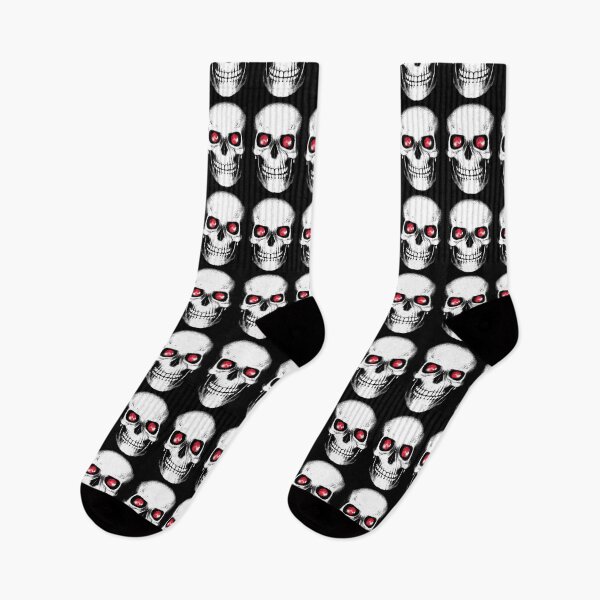 Item preview, Drawn Brilliant Skull with Red Gem designed and sold by GraffiTimi.