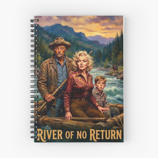 Item preview, River of No Return Western Tribute Art Poster designed and sold by Art's Diner.