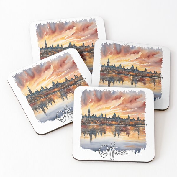 Item preview, Ottawa watercolor, Ottawa Canada designed and sold by Dressyourflag.