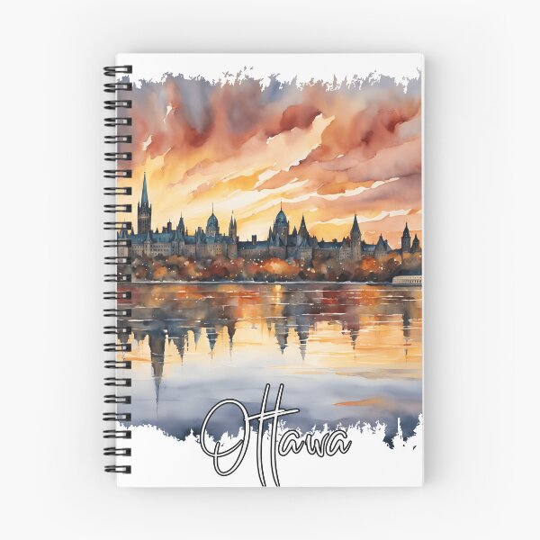 Artikelvorschau, Ottawa-Aquarell, Ottawa, Kanada entworfen und verkauft von Dressyourflag.