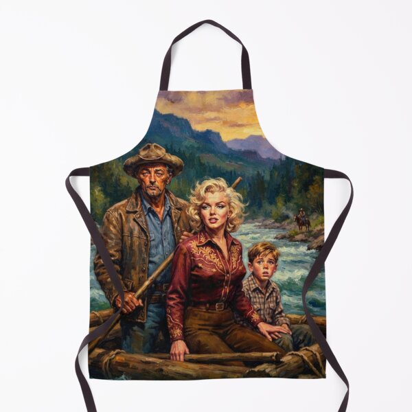 Item preview, River of No Return Western Tribute Art Poster designed and sold by Art's Diner.