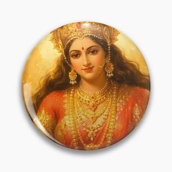 Item preview, Lakshmi Maa – Goddess of Abundance and Golden Blessings designed and sold by SoniaSarkali.