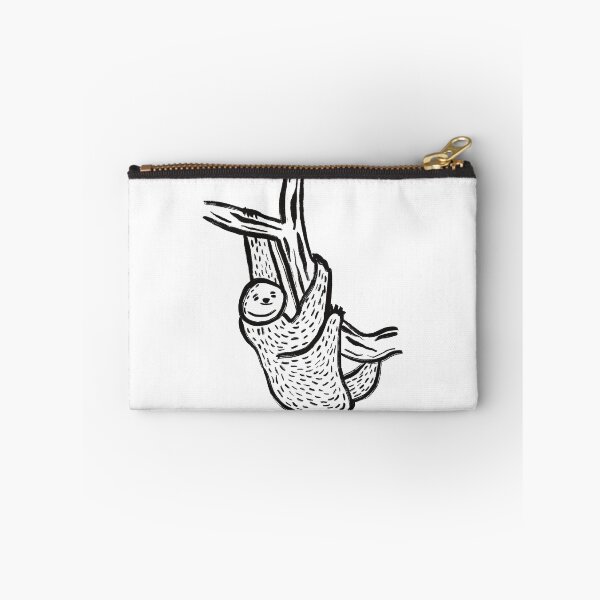 Item preview, Black and White Sloth Drawing designed and sold by Pannies Papier.