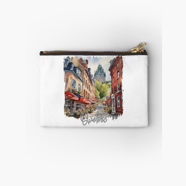 Item preview, Quebec, Canada, watercolor of Quebec designed and sold by Dressyourflag.