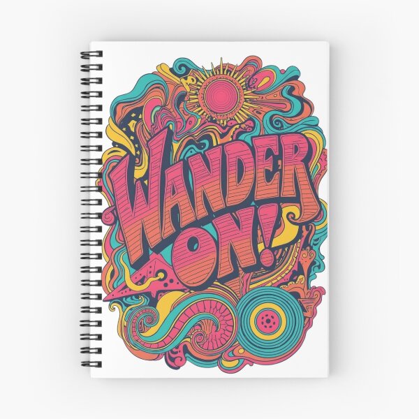 Item preview, Wander On Retro Psychedelic Groove  designed and sold by Skyrocketz.