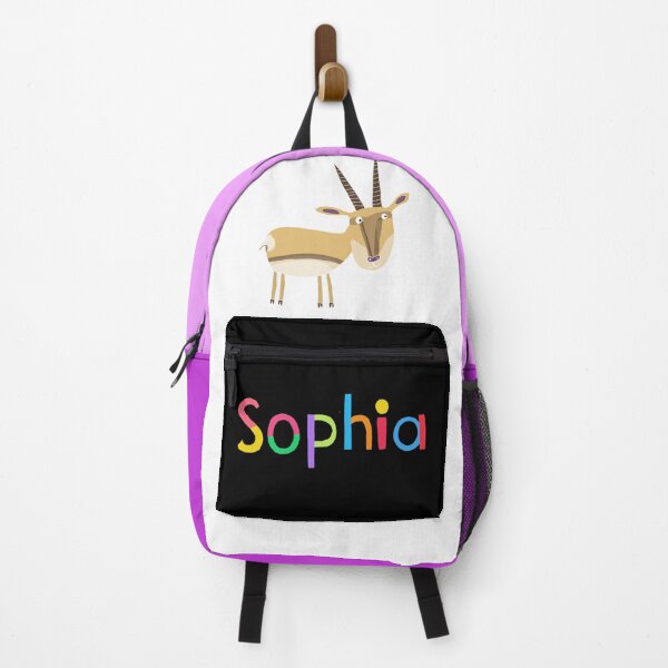 Item preview, Sophia, Personalized Name Art with Cute Gazelle by Carla Daly designed and sold by Carla Daly.