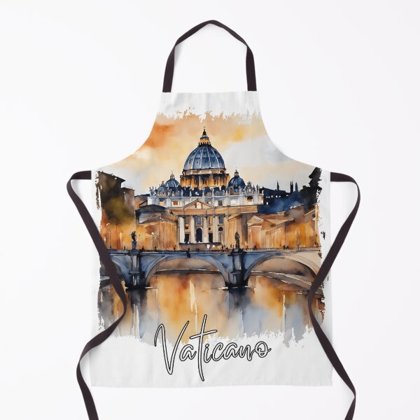 Item preview, Watercolor of the Vatican designed and sold by Dressyourflag.