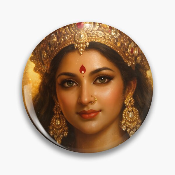 Item preview, Lakshmi Maa – Goddess of Abundance and Golden Blessings designed and sold by SoniaSarkali.