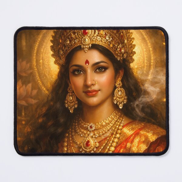 Item preview, Lakshmi Maa – Goddess of Abundance and Golden Blessings designed and sold by SoniaSarkali.