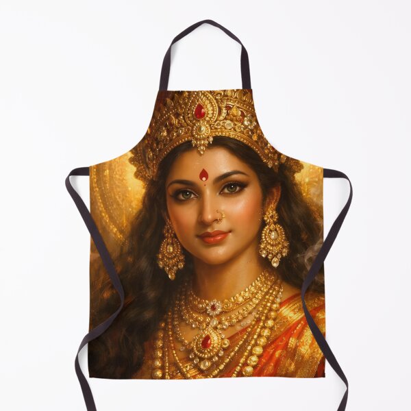 Item preview, Lakshmi Maa – Goddess of Abundance and Golden Blessings designed and sold by SoniaSarkali.