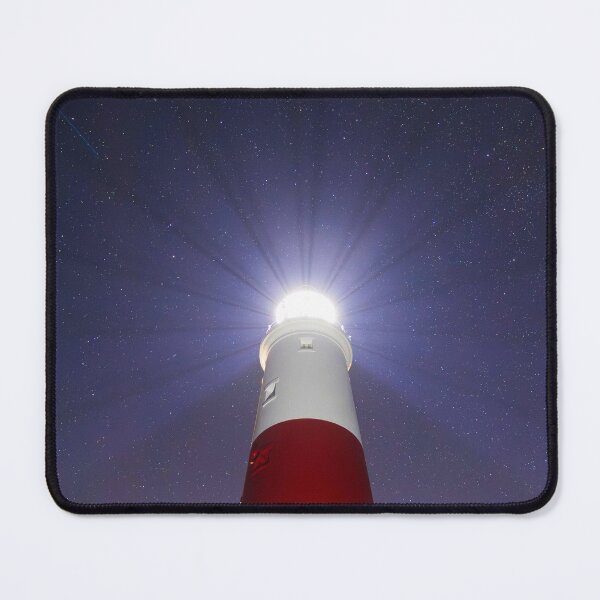 Item preview, Portland Bill Lighthouse on a starry night designed and sold by Aham Photos.