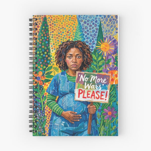 Item preview, Pregnant Mother Plead No More Wars Please Protest designed and sold by Home Decor Art.