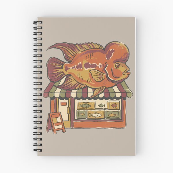 Artikelvorschau, Vintage Flowerhorn Cichlid Aquarium Shop entworfen und verkauft von MythicCotton.
